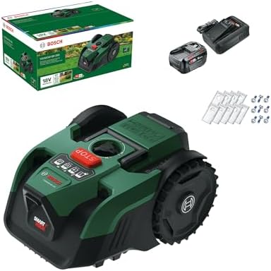Robot cortacésped a batería VISIMOW18V-200 de Bosch (para Superfi...