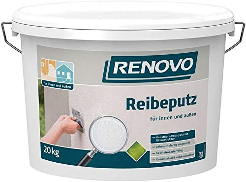 Preisvergleich Produktbild 20 Kg RENOVO Reibeputz 3mm, innen und aussen
