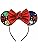 CLGIFT Princess Minnie Ears Pick Your Color, Flower or