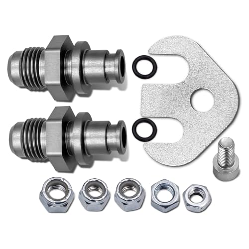 maXpeedingrods Power Steering Rack Line Conversion Fittings Kit Fit for Ford Crown Victoria, Lincoln Town Car, Mercury Grand Marquis 2003-2011 6AN Fit for Ford Focus 2000-2011