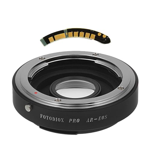 Image of Fotodiox Pro Lens Mount Adapter Compatible with Konica Auto-Reflex (AR) SLR Lens to Canon EOS (EF, EF-S) Mount D /SLR Camera Body - with Gen10 Focus Confirmation Chip