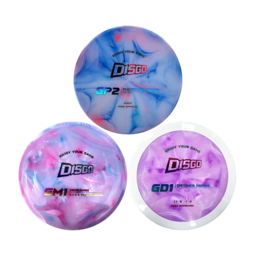 DISGO Disc Golf Starter Set (3 Pack) PDGA Approved
