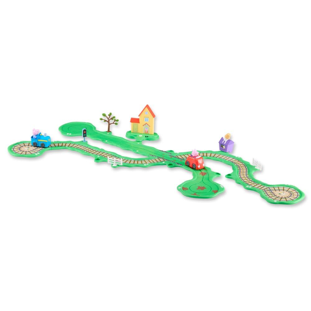 Świnka Peppa Circuit Pociąg i samochód