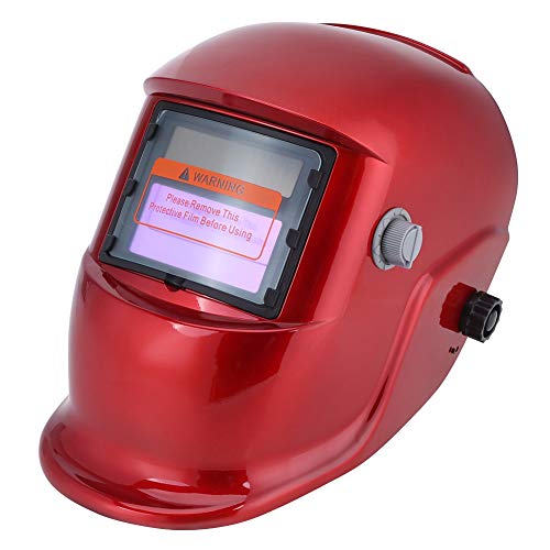 Careta de Soldar Automatica con Gran Campo Visual, Careta Soldar Automatica Casco de Soldadura con Oscurecimiento Automático Solar Arc Tig Mig Grinding Welders Mask para Soldadura por Arco Molienda