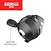 Zebco 202 Spincast Fishing Reel, Size 30 Reel, Right-Hand Retrieve, Durable All-Metal Gears, Stainless Steel Pick-up Pin, Pre-Spooled with 10-Pound Zebco Fishing Line, Black, Clam Packaging