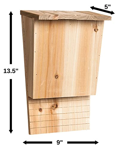 Evergreen Natural Wooden Bat House