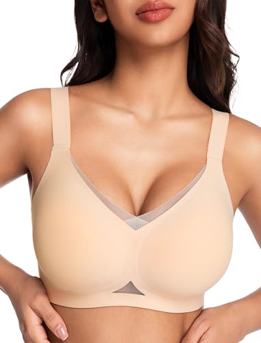Image of Gailife Crossover Bras for Women No Underwire Wireless Bralettes Seamless Supportive T Shirt Everyday Bras