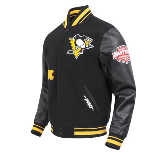 Image of Pro Standard Mens NHL Old English Varsity Jacket