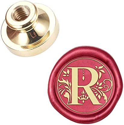 CRASPIRE Wax Seal Stamp Head Letter B Removable Sealing Brass Stamp Head for Creative Gift Envelopes Invitations Cards Decoration