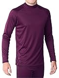 WSI Microtech Form Fit Long Sleeve Shirt, Maroon, Medium