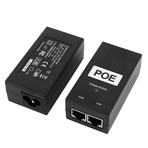 Aexit 2Pcs 12V IC Sockets & Plugs 1A Ethernet Switch Adapter POE Power Supply Injector IC Plugs Power Over miniatura 1