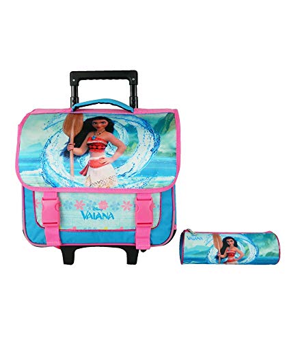 Bagtrotter Vaiana: Maleta infantil  38 cm   color azul y rosa