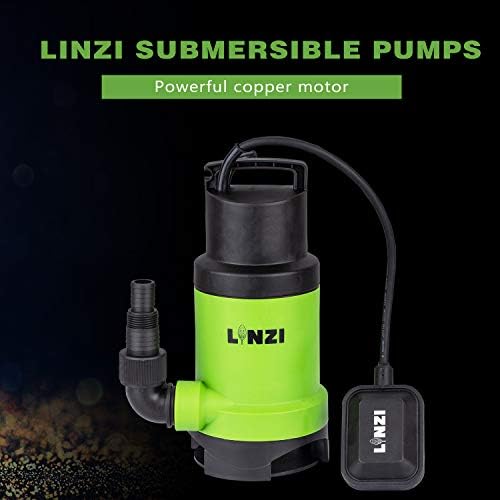 400W Portable Garden Submersible Pump for Clean and Dirty Water with Float Switch