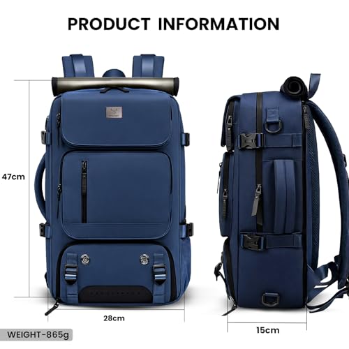 Image of REDHORNS Multifunctional 3-In-1 Anti-Theft Handbag /Multi-Purpose Cross body Bag, 16-Inch Business Laptop with USB port, Unisex 30L Water-Resistant Bag, fits for Camping, Outdoor, Travel