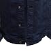 Maiyifu-GJ Men's Casual Classic Denim Jacket Slim Fit Fashion Jean Coat (navy,Medium)