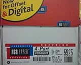 NCR Superior Carbonless Paper, 4-part Straight Collated, 8-1/2 x 11 inch, Case of 1,250 Sets (5,000 Sheets)