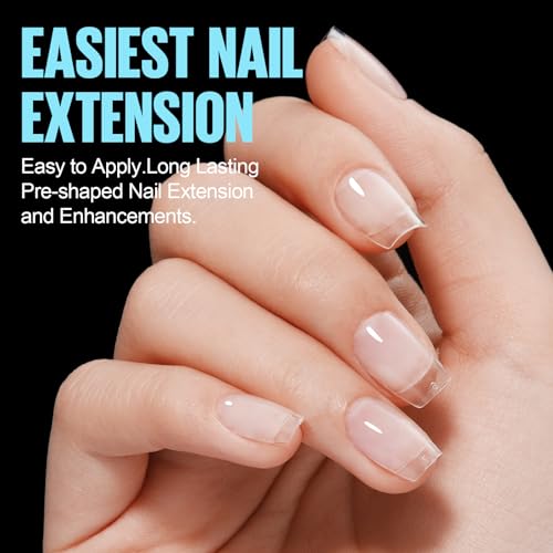 TOMICCA Coffin Shaped Short Nail Tips, 510PCS Half Matte Soft Gel, No File Needed- Full Cover False Nails - Image 4