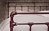 LUROFAN Antique Iron Industrial Style Elemental Dreams Bed Suitable for Sleeping for All Types of People(Brown) #2