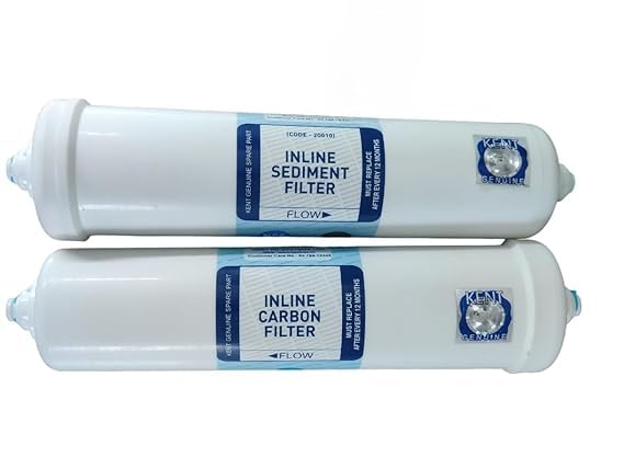 2-Pack Liff NCSW Compatible GAC Carbon & Sediment Water Filters - Aquafilter FCCA-STO Replacement For Doulton, 3M, Pentair