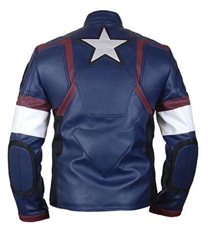 Kids Super America Hero Captain Leather Jacket For Boys4