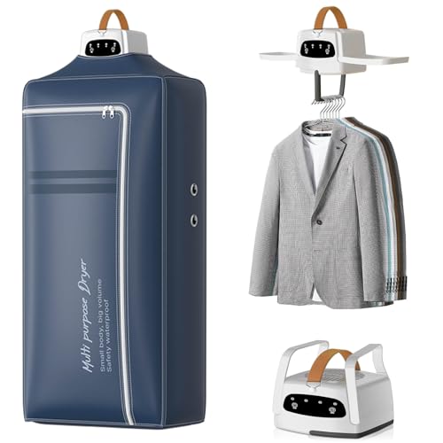 Lista de Secadoras de ropa AMONIDA que puedes comprar esta semana. 44 WILIBUT Secadora de Ropa Portátil, Secadora Compacta Mejorada, Máquina Secado Rápido con Temporizador Ajustable y Calor Antiarrugas, Ideal para Viajes, Familias, Departamentos y...