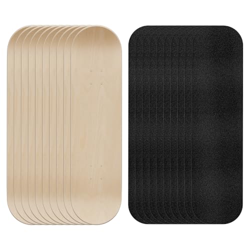 HeyLotie 10 PCS Blank Skateboard Decks