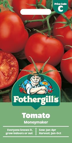 Fothergills Tomato Moneymaker Vegetable Seeds 30 Seeds Sow: Jan-Apr Red