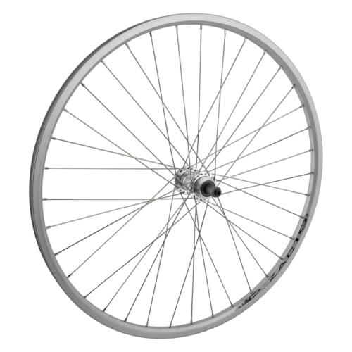 Wheel Rear 26 x 1.5, WEI-ZAC19, Silver, QR Alloy FW 5-7sp Silver Hub, 14g SS Spokes, 36H