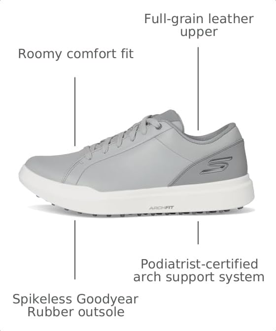 Image of Skechers Men's Drive 6 Arch Fit Golf Shoe