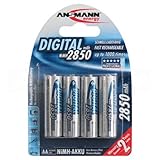 ansmann photocam iv steckerladegerät Maße: 50,5x14,5mm Ansmann Digital AA/Mignon Akku 4-Pack inkl. AccuSafe, 2850mAh