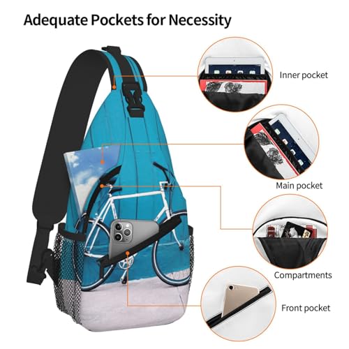 Sac à dos à bandoulière léger pour homme qui voyage compact - 4