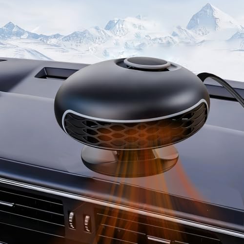Chauffage de voiture portable 12V ventilateur dégivreur rapide avec prise allume-cigare
