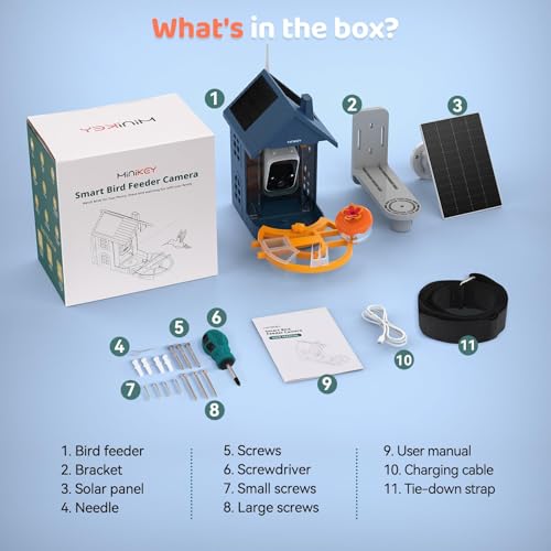 Smart Bird Feeder with Camera Outdoor Birdhouse - image 9