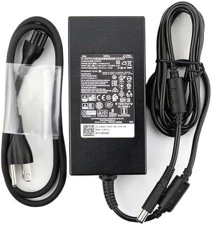Superer 180W Ladegerät Passend für Dell-Precision 3240 3260 7540 7550 7560 7670 7680 7770 7780 3280 Compact D16S001 D16U001 D18U001 P74F P93F P114F P115F Laptop Netzteil Ladekabel AC Adapter Charger