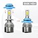 X AUTOHAUX 2pcs 9006 HB4 LED Headlight Adapter Base Bulb Sockets Retainer Holder Universal for Car Blue