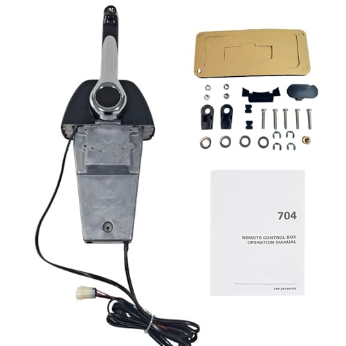 Outboard 704 Remote Control Box 704-48205-P1 Single Binnacle Console Top Mount For Yamaha Outboard Engine Push To Open