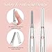 TOUCHBeauty Electric Eyelash Curler for Soft Short/Long Eyelash, Updated Heated Eyelash Curlers USB Rechargeable, Quick Natural Curling & Long-Lasting, 3 Temperature Modes Anti-Burn Lash Curler