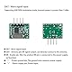 ALAMSCN 5 Set 433MHz RF Empfänger und Funk- Sende Modul + RF 433MHz Federantennen-Kit Kompatibel mit Arduino