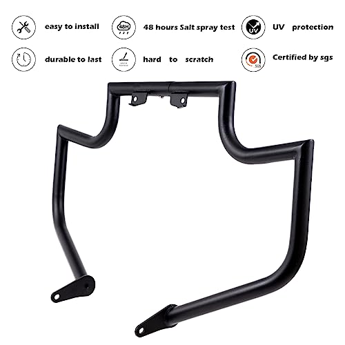 Kinglemc Crash Bar Engine Guard Highway Bar For Yamaha Xv1900 Xv 1900 Roadliner Raider Stratoliner (Black) #TOP1