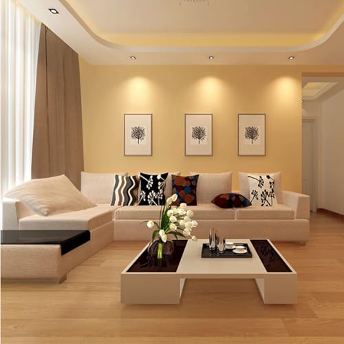 Image of 24x7 eMall PVC Flooring Planks Tiles Self Adhesive Peel & Stick Wooden Design 18 Planks 27 Square feet. (18, Oak)