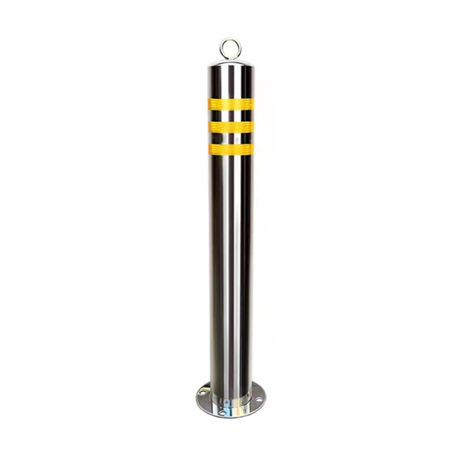 Postes de bolardo de seguridad para calzadas, construcción de acero duradero, columna de advertencia de tubería gruesa para protección de vehículos y gestión del tráfico