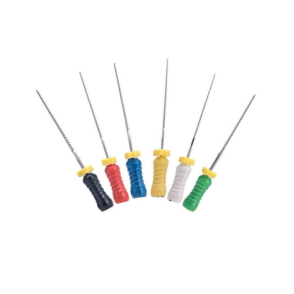 18 lime dentali endodontiche K, uso manuale, 25 mm (45 – 80 #)
