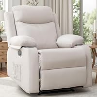 Korser Manual Recliner Chair w/ Cup Holders & Side Pockets only 5.99: eDeal Info