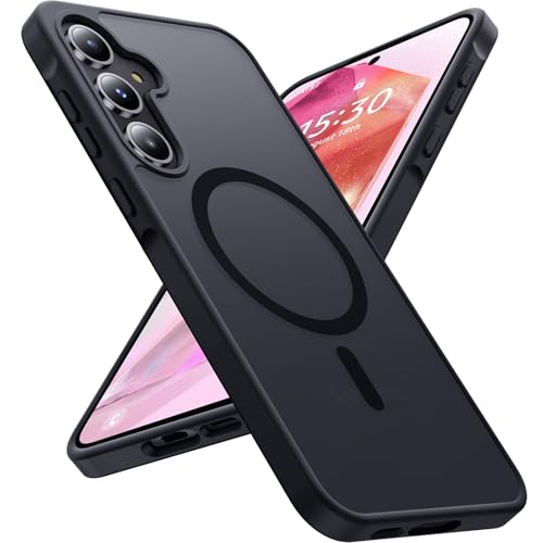 �yMagSafe�Ή��E�ČR�K�i�zHolidi Galaxy A55 �P�[�X MagSafe �}�b�g�� �}�O�l�b�g���� �ČRMIL�K�i �S�ʕی� ���C�����X�[�d ���ςȂ� ��d�\�� �M�����N�V�[a55 �P�[�X Magsimpl-Series �������u���b�N