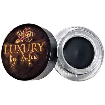 Luxury By Sofia Gel Eyeliner | Vegan, Organic & Natural Ingredients, Sweat Proof & Waterproof | Matte Finish For Stunning Looks |