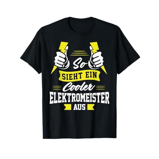Herren Elektromeister Elektroniker Elektriker Geselle Geschenk T-Shirt