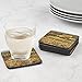Pimpernel Tuscany Coasters - Set of 6 Cork Backed Square Drink Coasters with Rustic Vineyard Scene - Heat & Stain Resistant Surface Protectors for Italian Table Decor or Mediterranean Kitchen Themes