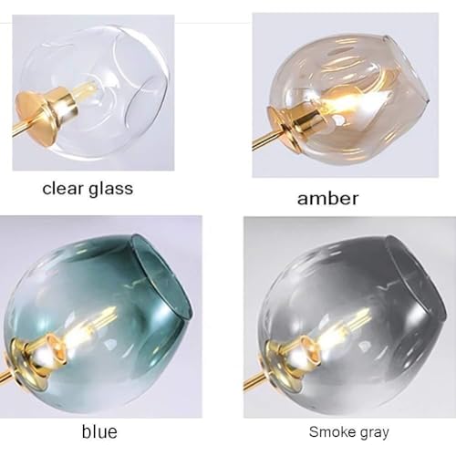 Lustre branches noires réglables pour illuminer grand salon