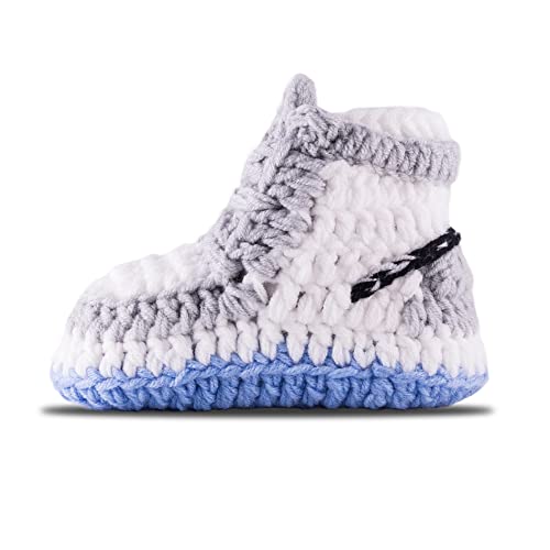Image of Diaper Book Club Baby Sneakers Crochet Hypebeast Shoes for Toddler Sneakerheads, Soft Booties for Boys & Girls, Designer Kids Fashion, Breathable & Comfortable Children's Kicks