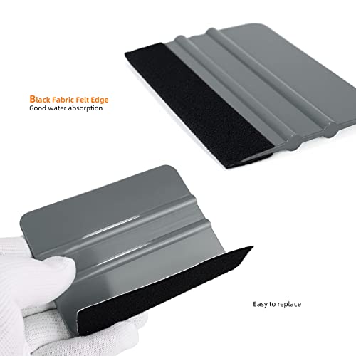 Outil application vinyle anti-bulle pose papier peint lot de 20